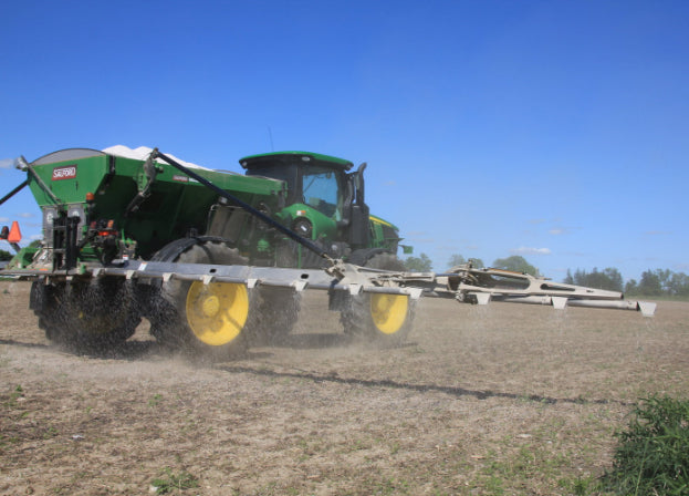 dry fertilizer applicator for planter Valmar 6700 Mounted Air Boom Applicator for John Deere Sprayer Chassis –  FennigEquipment