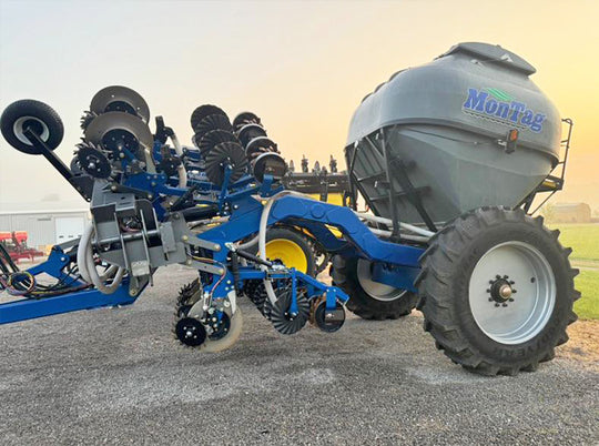 Running Dawn Pluribus, Aguru, and Yetter Strip Till Units Side By Side