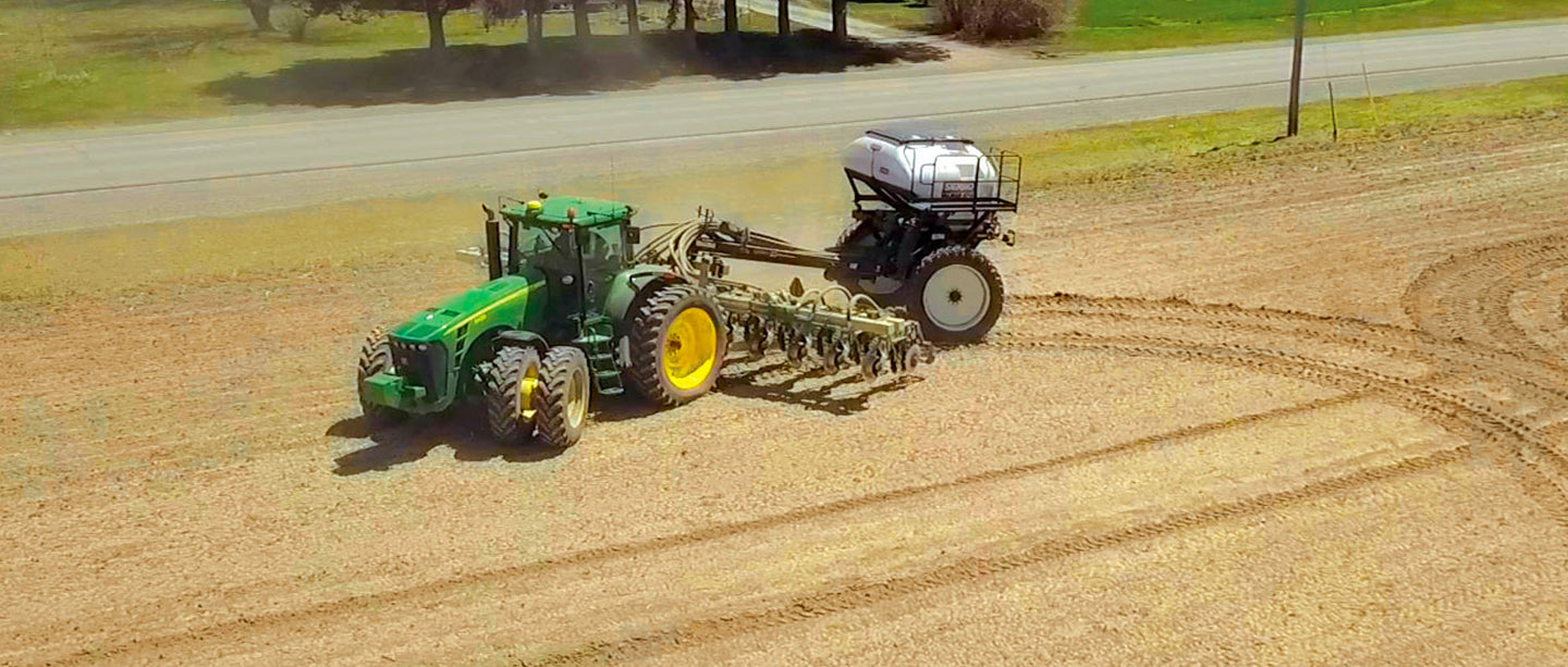 Spring Strip-Till, in the field
